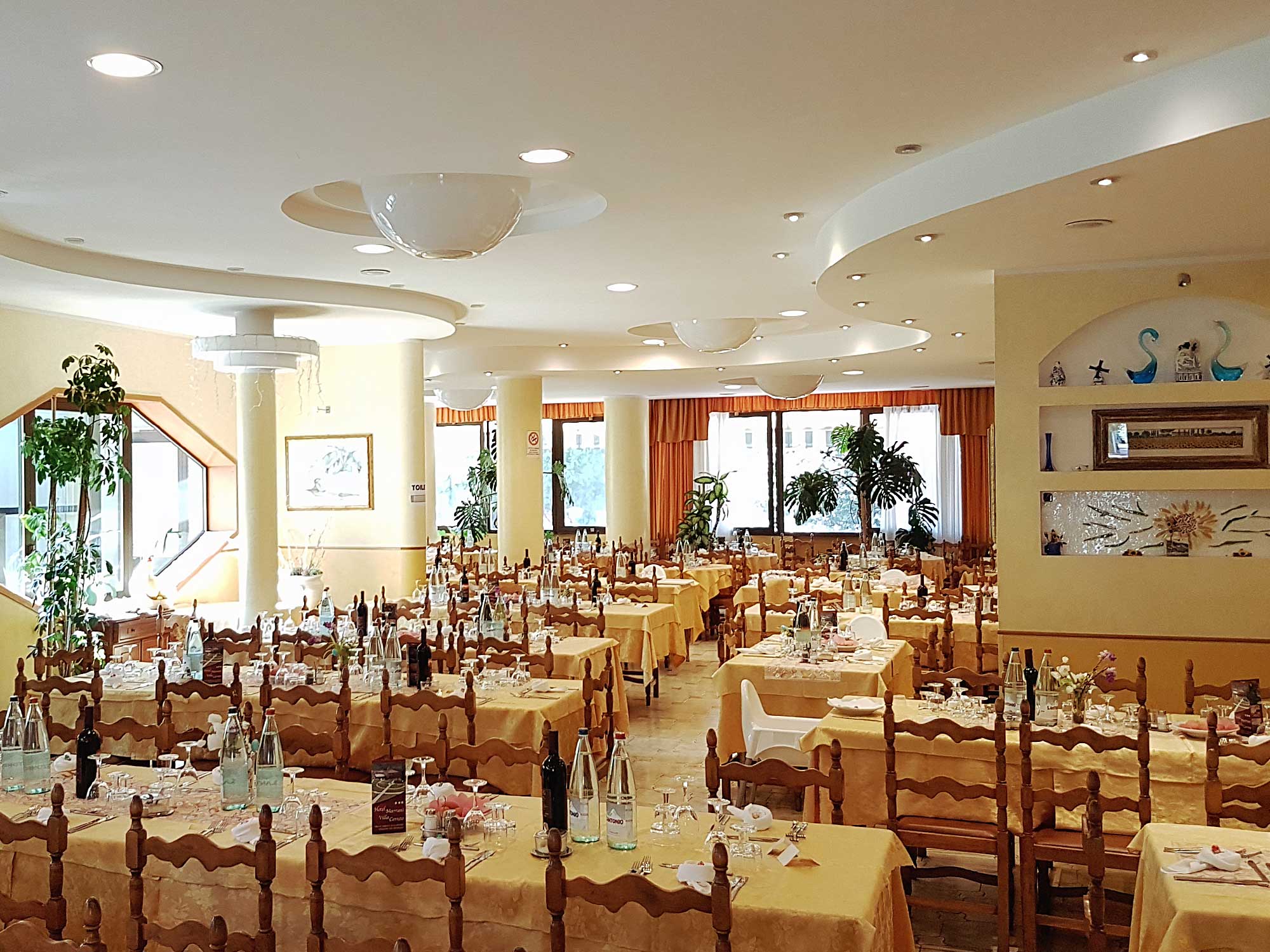 Il Ristorante, per banchetti, cerimonie e per gustare i piatti tipici della cucina Toscana