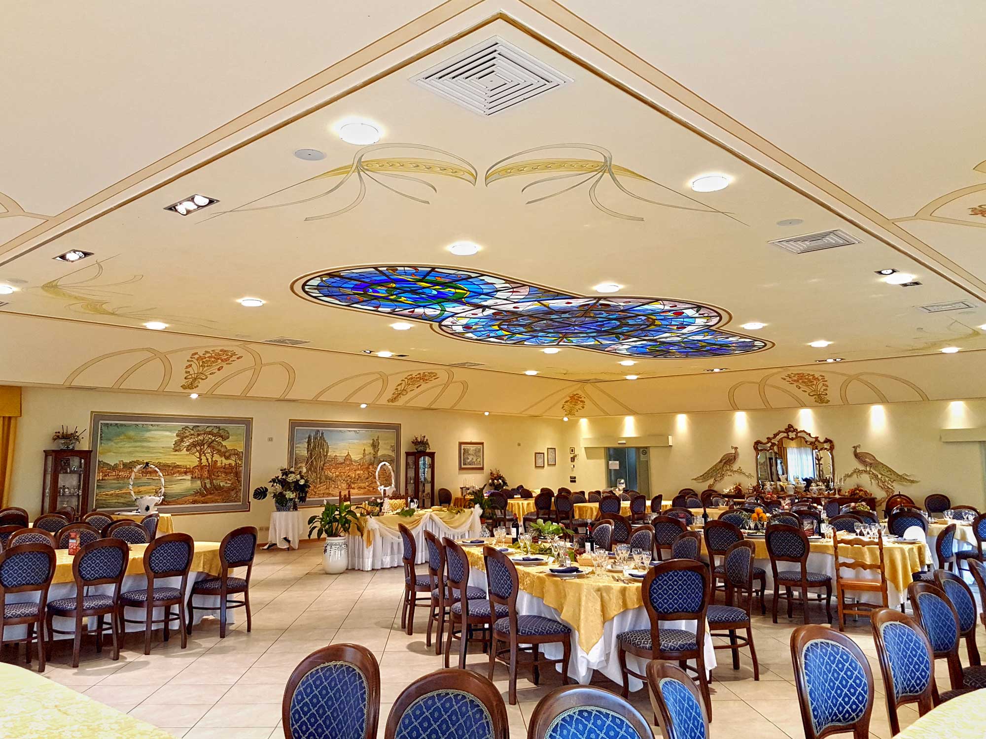 A unique and elegant reception room for wedding receptions and special events